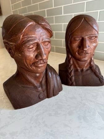 Mexican Laborer & Indigenous Person Bookends